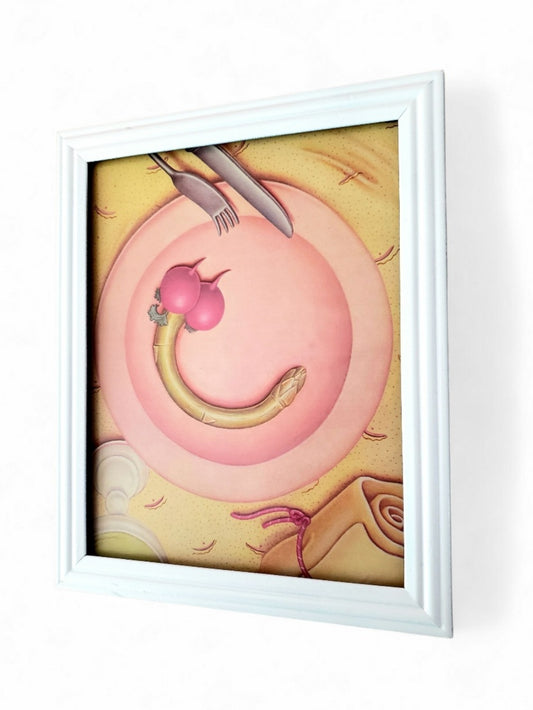 8x10 Framed Original Vintage Print