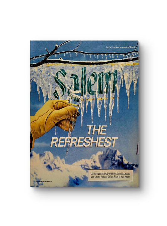 10x12 Vintage 1987 print advertisement for Salem menthol cigarettes