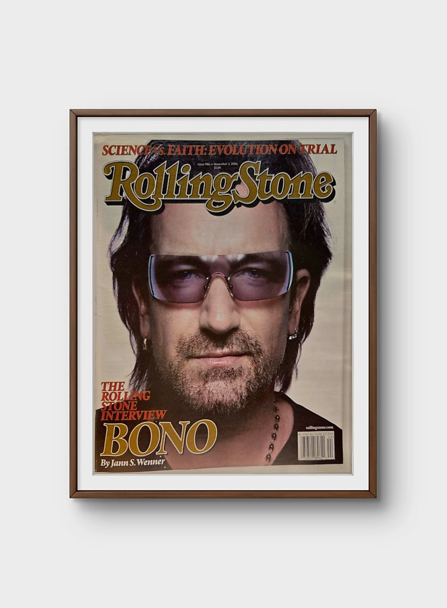 11x14 Vintage framed Rolling Stone Magazine (Issue #986, November 3, 2005) print